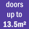 doors up to 13.5m